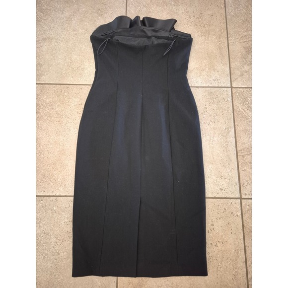 Cinq à Sept Jolie Marceau Strapless Dress - Black - Size 10 - Midi - Cocktail - Picture 7 of 8
